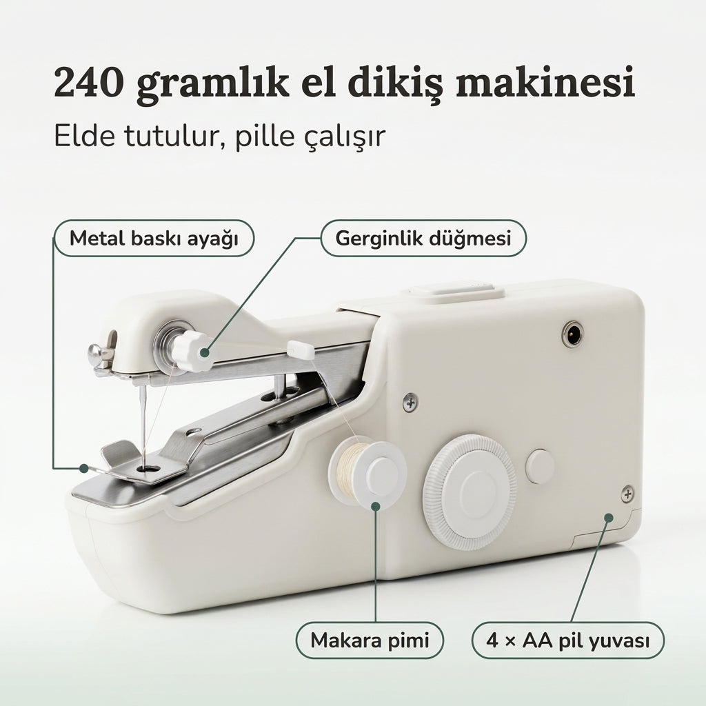 Dikişçik Mini Dikiş Makinesi