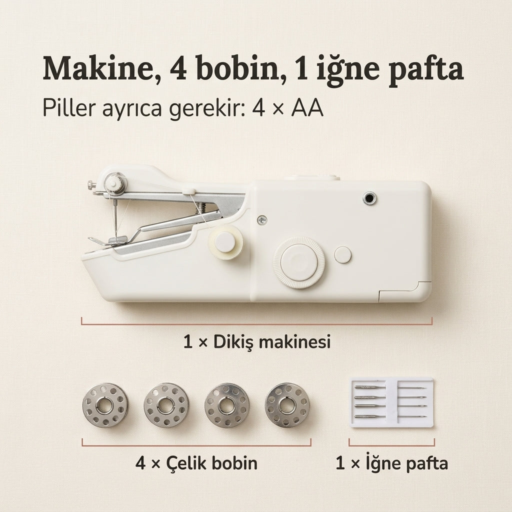 Dikişçik Mini Dikiş Makinesi