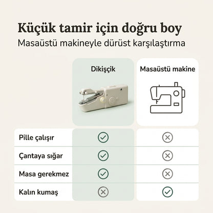 Dikişçik Mini Dikiş Makinesi